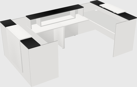 Reception desk u-shape
