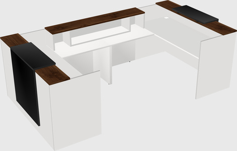 Reception desk u-shape