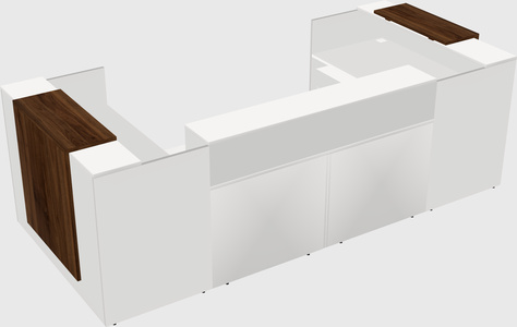 Reception desk u-shape
