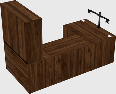 U-shaped desk