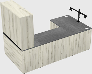 U-shaped desk
