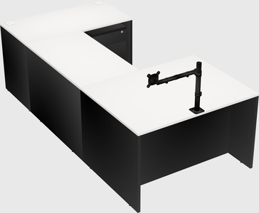 U-shaped desk