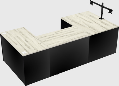 U-shaped desk