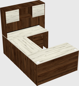 U-shaped desk