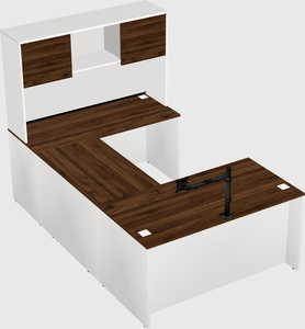 U-shaped desk