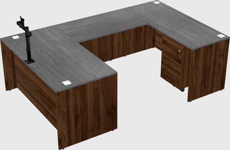 Bureau en u