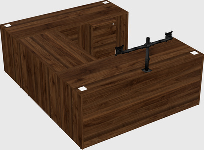 U-shaped desk