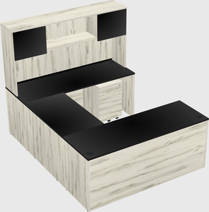 U-shaped desk