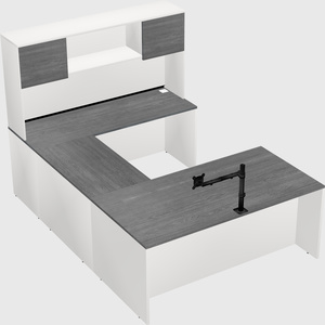 U-shaped desk