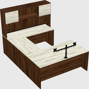 U-shaped desk