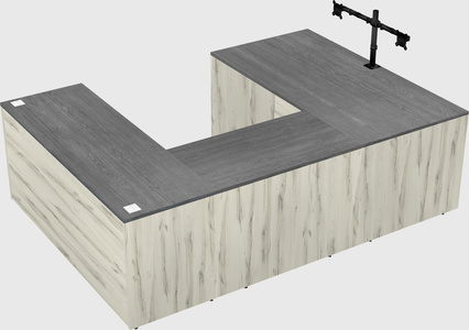 U-shaped desk