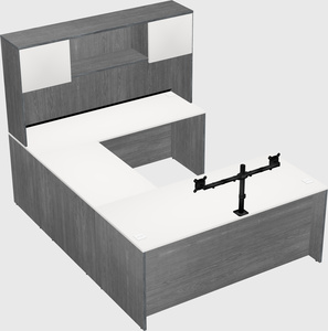 U-shaped desk