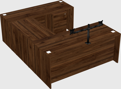 U-shaped desk