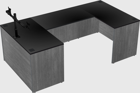 U-shaped desk