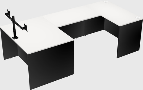 U-shaped desk