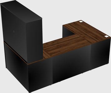 U-shaped desk