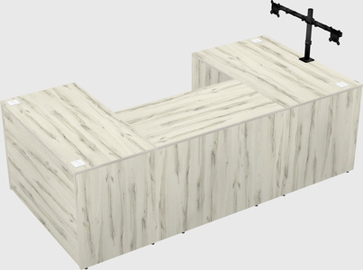 U-shaped desk