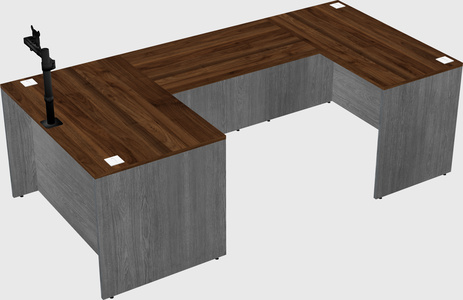 U-shaped desk