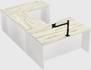 U-shaped desk