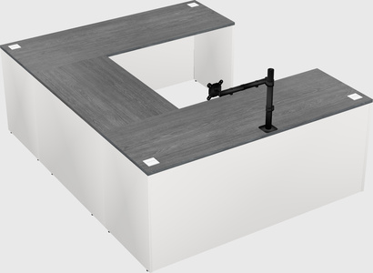 U-shaped desk