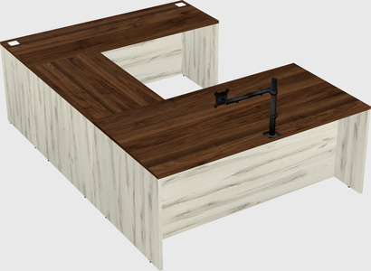 U-shaped desk