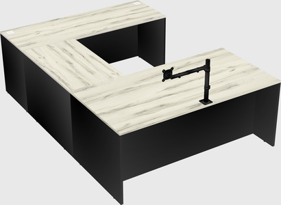 U-shaped desk