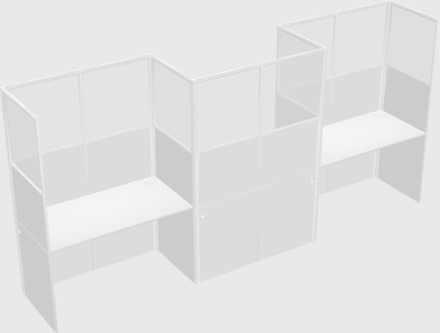 Cabines rectangulaires