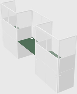 Rectangular cubicles
