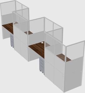 Rectangular cubicles