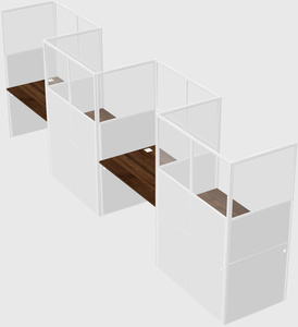 Rectangular cubicles