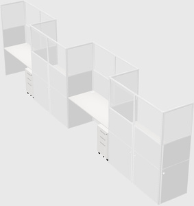 Rectangular cubicles
