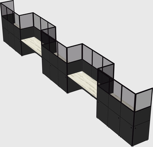 Rectangular cubicles