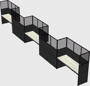 Rectangular cubicles