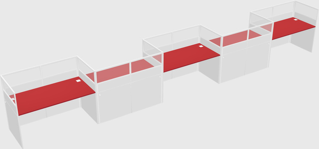Rectangular cubicles