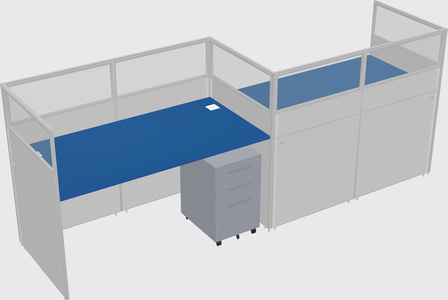 Rectangular cubicles