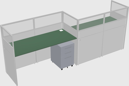 Rectangular cubicles