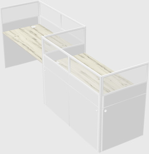 Cabines rectangulaires