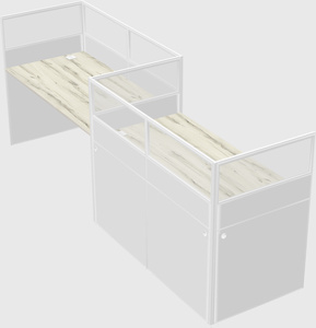Cabines rectangulaires