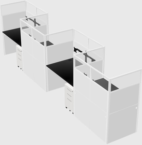 Rectangular cubicles