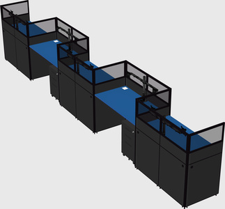 Rectangular cubicles