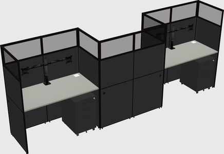 Rectangular cubicles