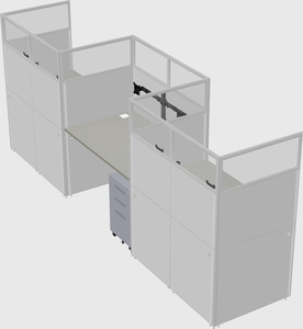 Rectangular cubicles