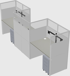 Rectangular cubicles