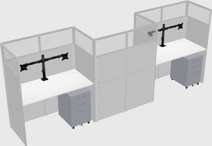 Rectangular cubicles