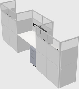 Rectangular cubicles