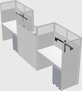 Rectangular cubicles