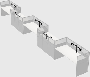 Rectangular cubicles