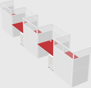 Rectangular cubicles