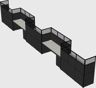 Rectangular cubicles
