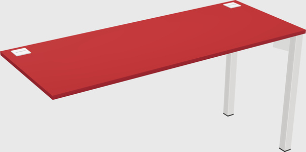 Desk return - metal base - wooden & panel systems